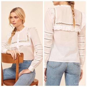 Reformation Rosey Blouse